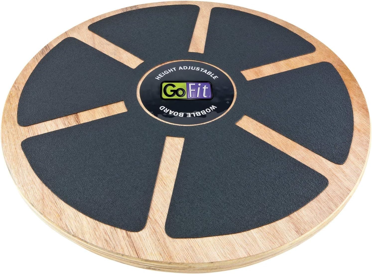 GoFit Wood Wobble Balance Board
