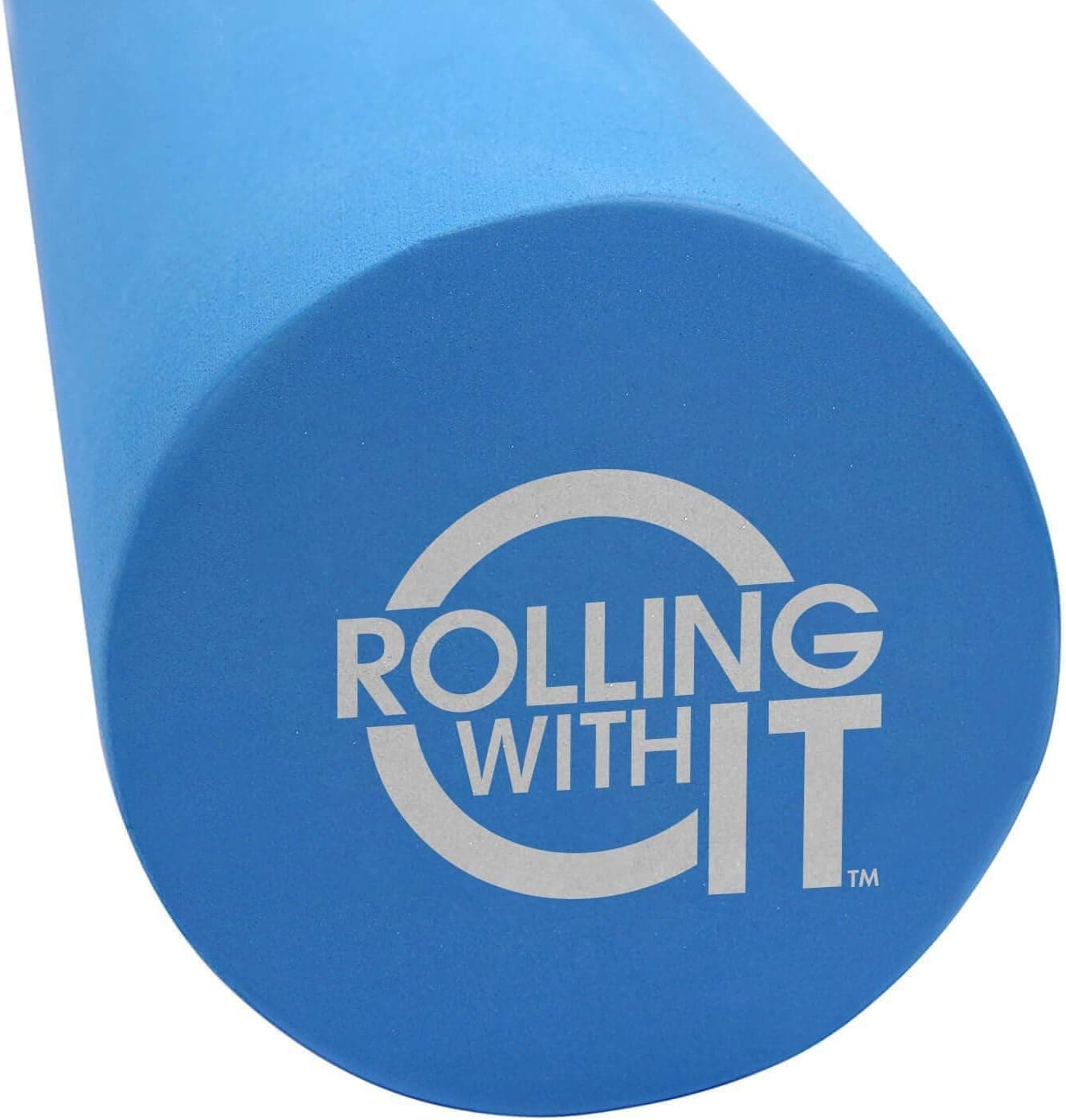 Rolling With It Foam Roller, High Density for Physical Therapy and Muscle Recovery, Firm Smooth Surface, 13 Inches
