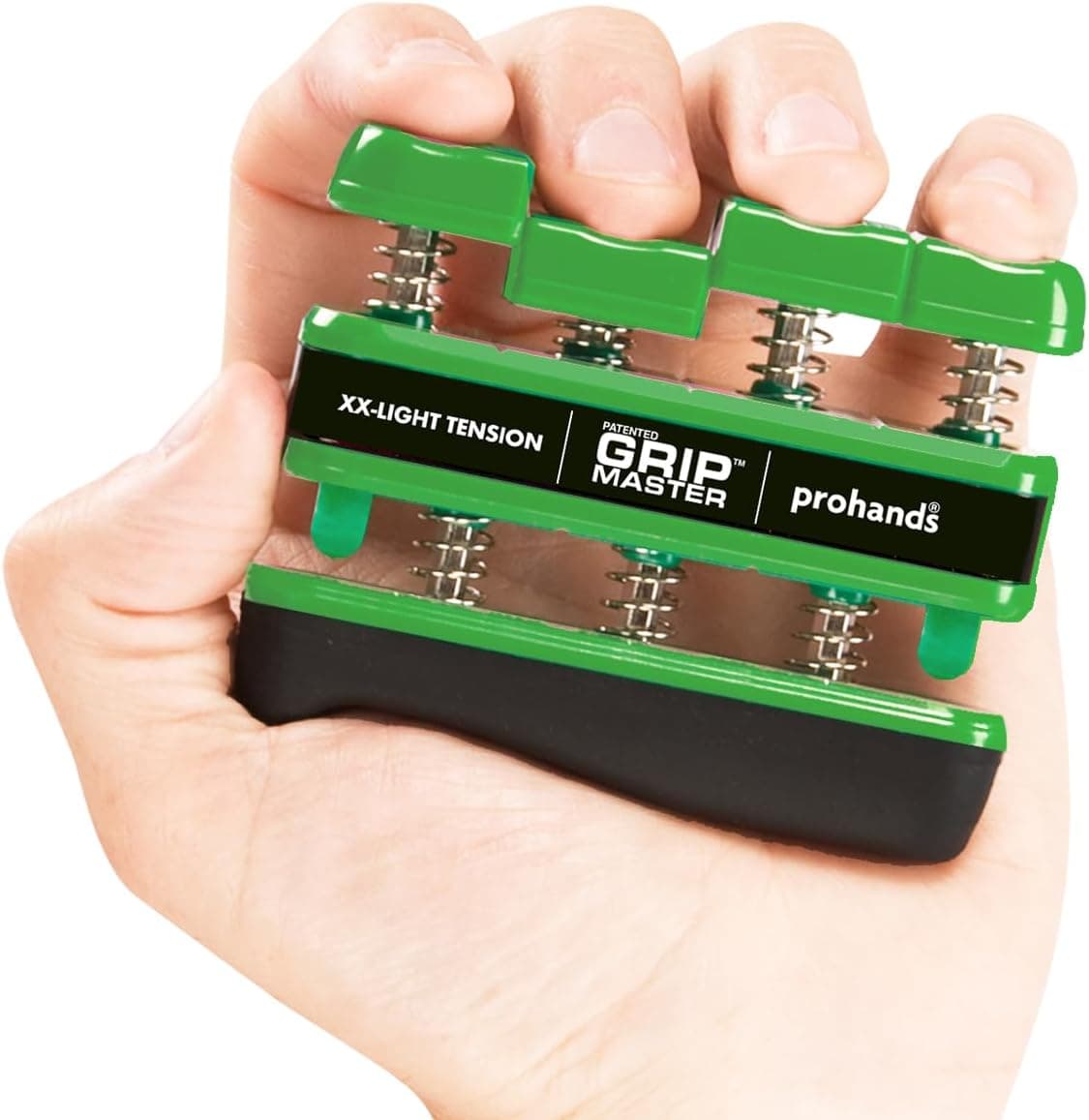 Prohands Gripmaster Hand Exerciser, Spring-Loaded Finger-Piston System