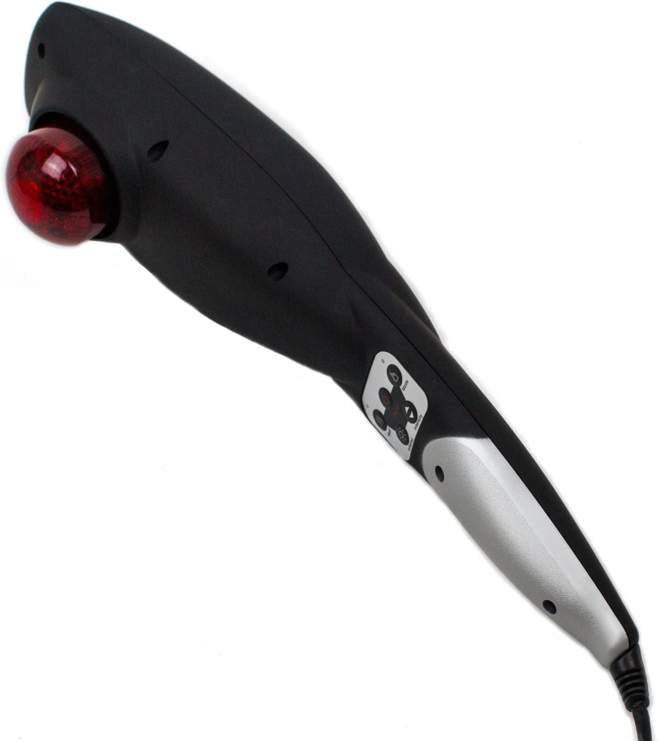Electric Handheld Massager for Deep Tissue Percussion Massage on Neck, Back and Full Body (Black)