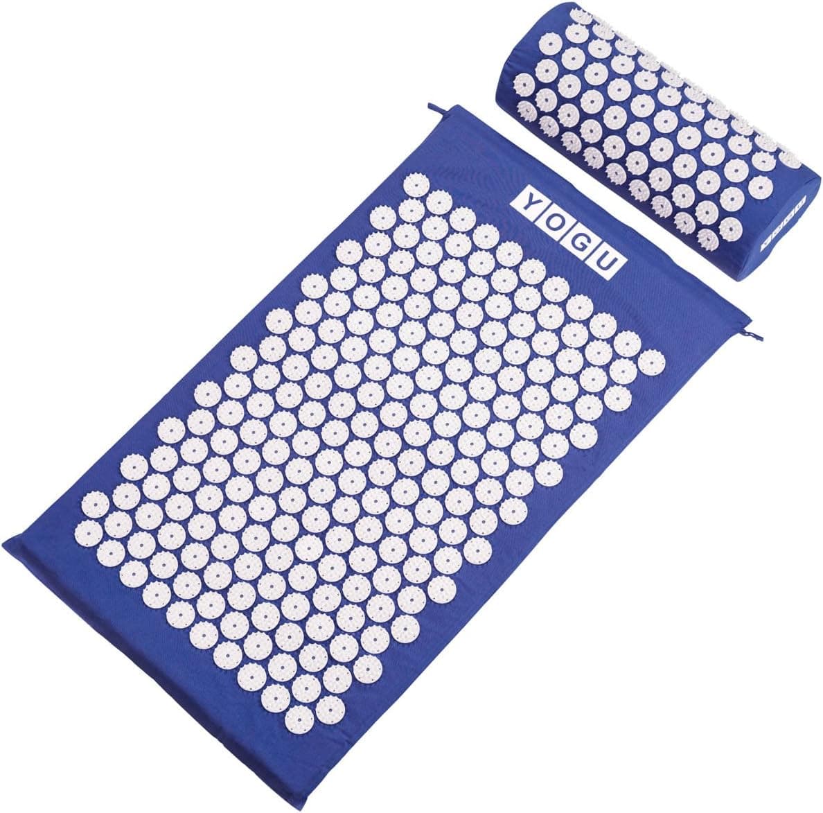 Acupressure Mat and Pillow Set for Back and Neck Relief and Muscle Relaxation