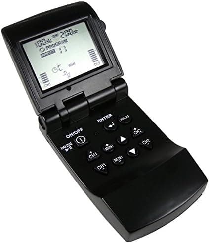 Digital EMS Muscle Stimulator and TENS Electrotherapy Combination Unit - 12 Programs