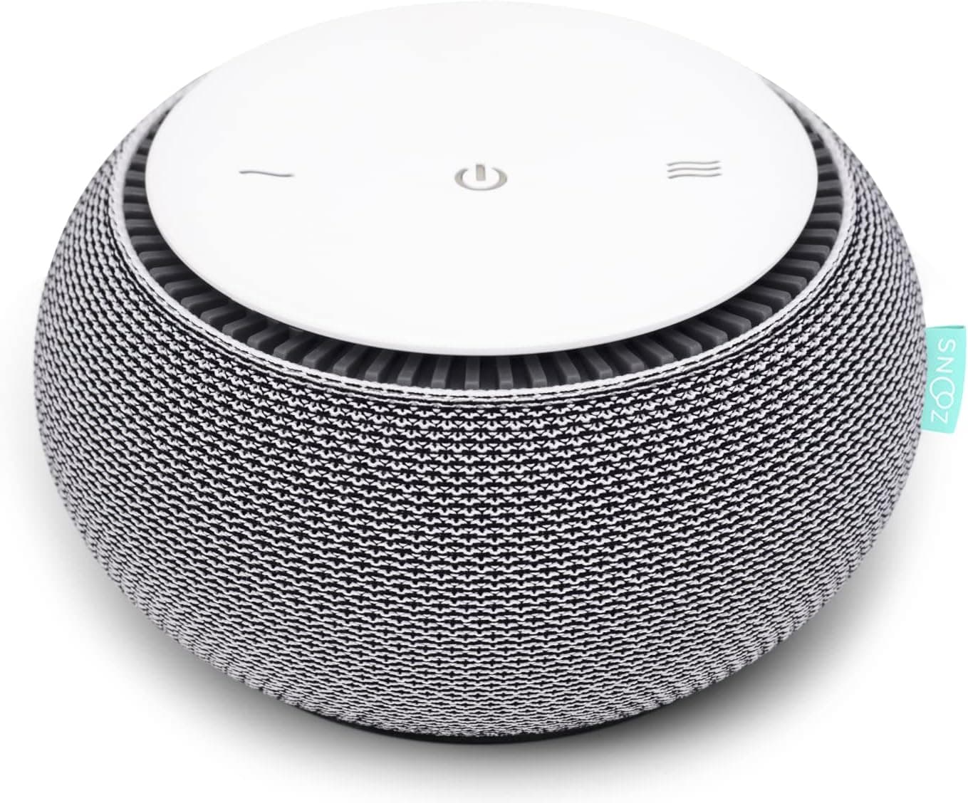 SNOOZ Smart White Noise Machine - Real Fan Inside for Non-Looping Sound, Portable Sleep Aid
