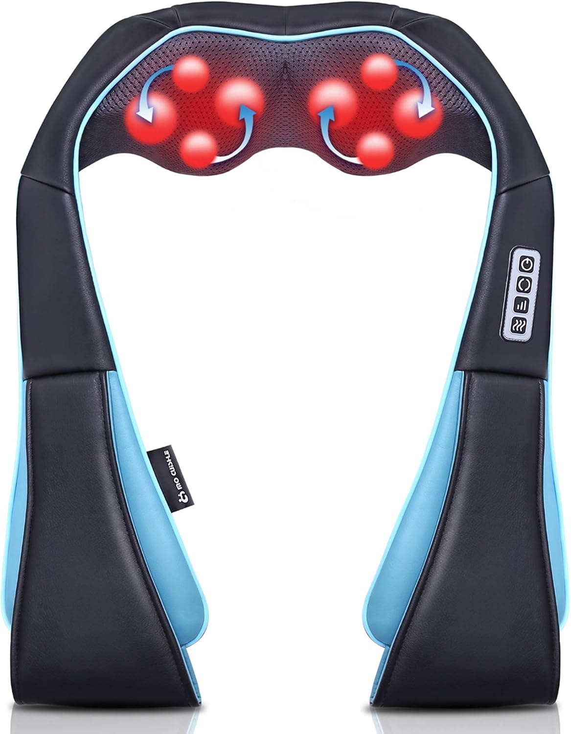 Mo Cuishle Shiatsu Neck Massager for Pain Relief, Deep Kneading Back Shoulder Massage with Heat