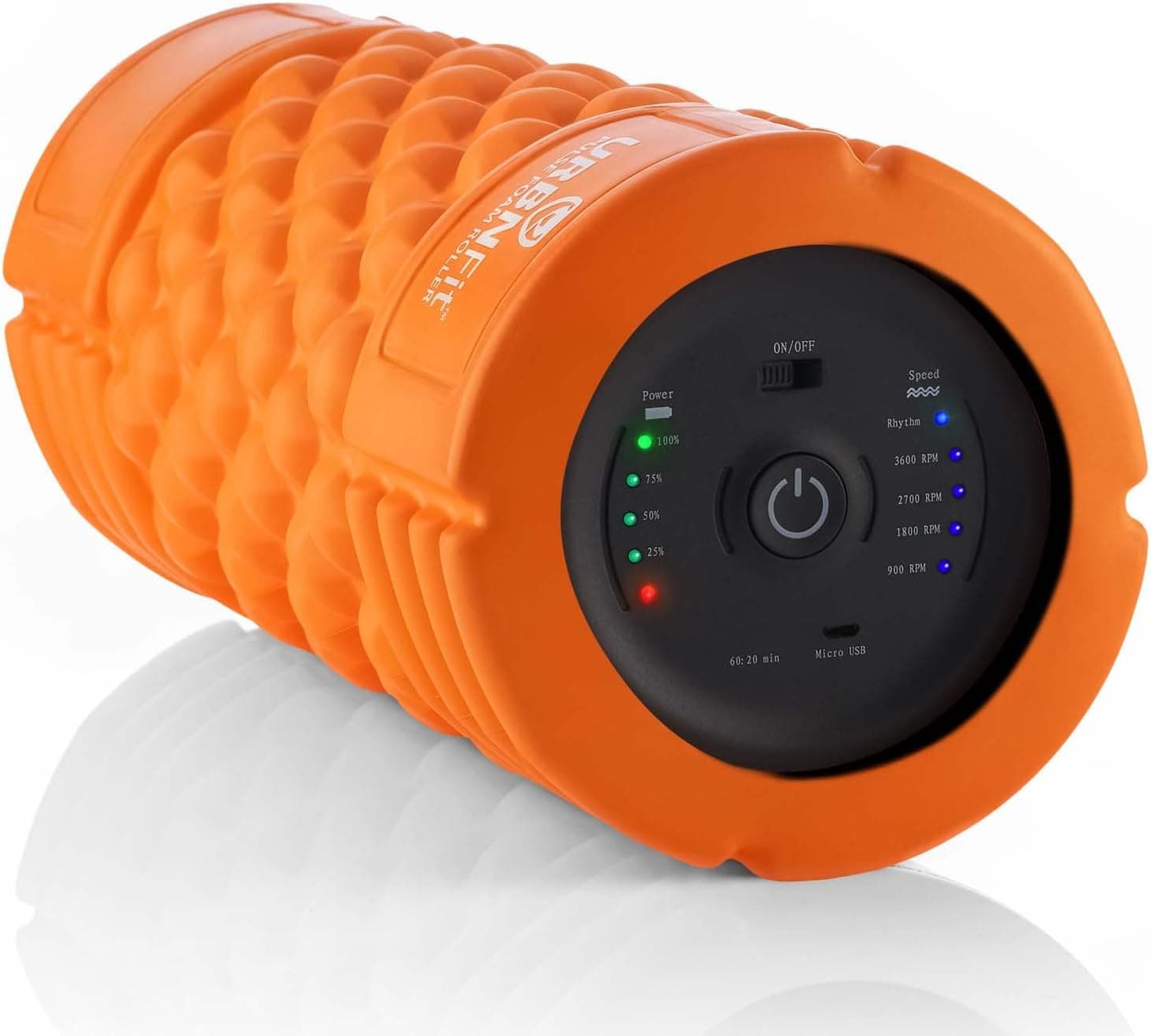 URBNFit Vibrating Foam Roller - 5 Speeds for Physical Therapy & Deep Tissue Massage