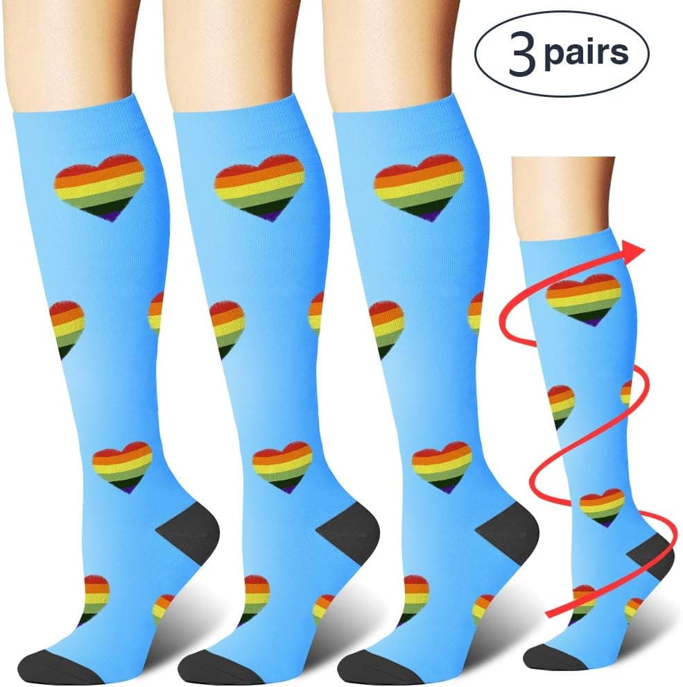 Ritta Compression Socks 15-20 mmHg Best Graduated Athletic Socks for Women & Men