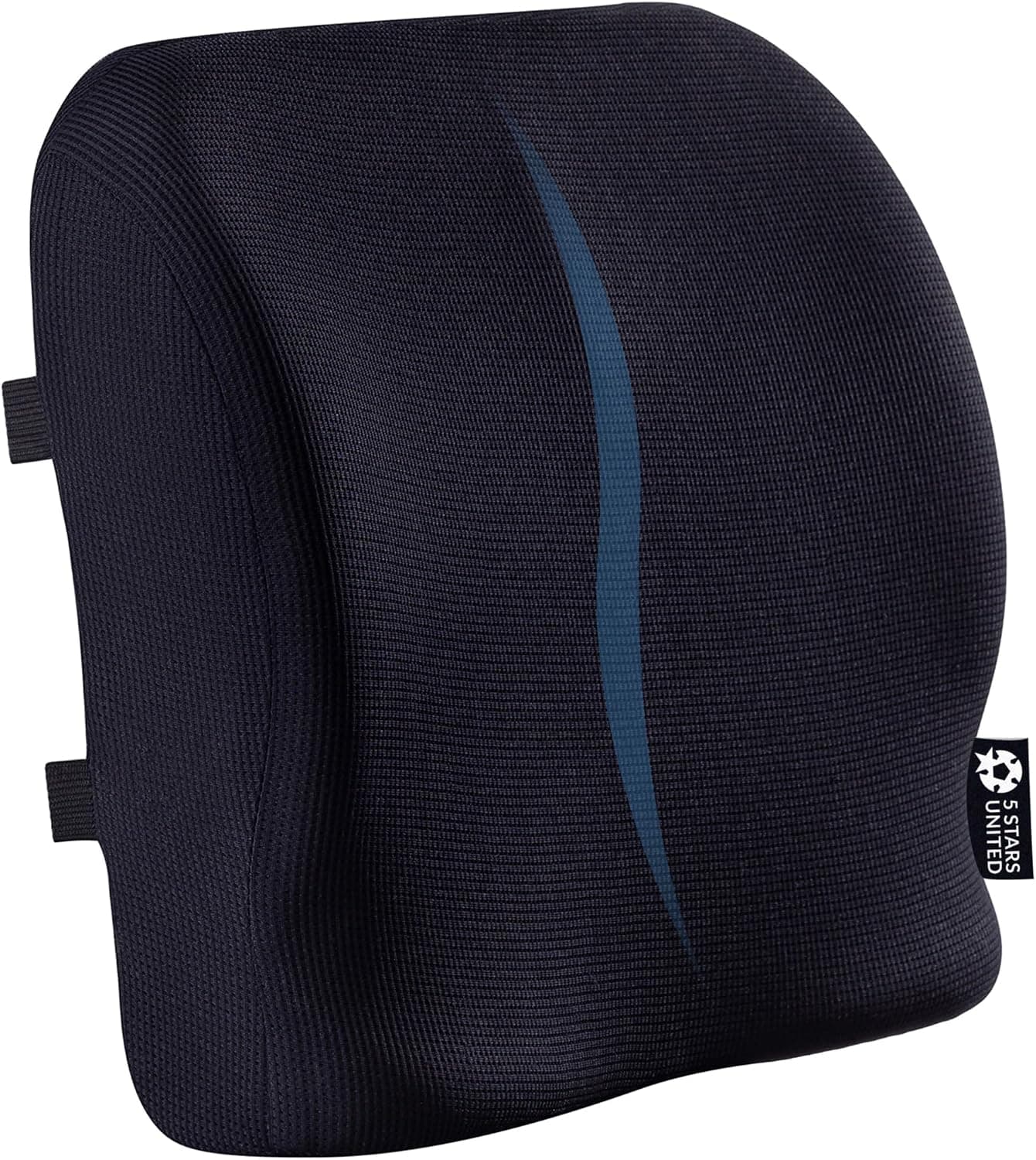 5 STARS UNITED Back Support for Office Chair, Memory Foam Lumbar Pillow (Large)
