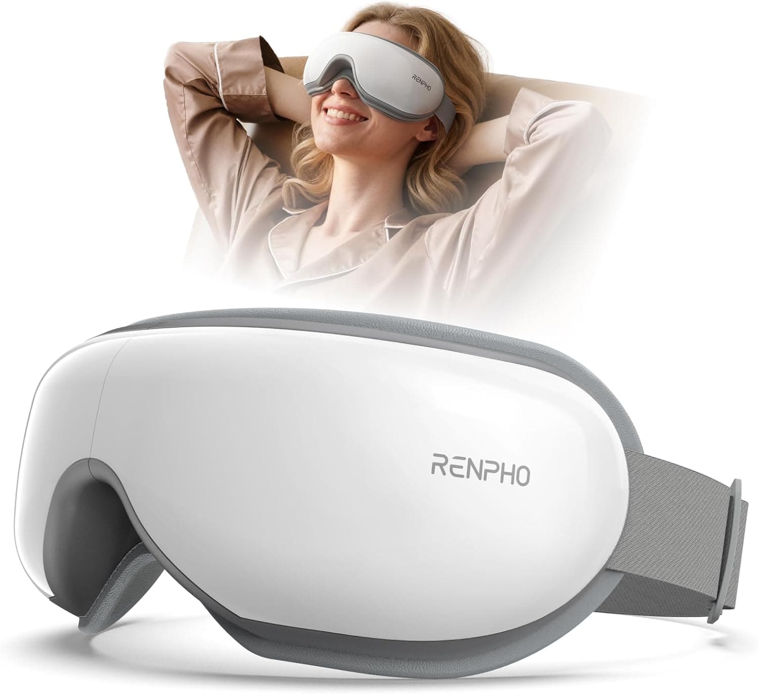RENPHO Eyeris 1 Eye Massager with Heat, FSA Eligible, Heated Eye Mask