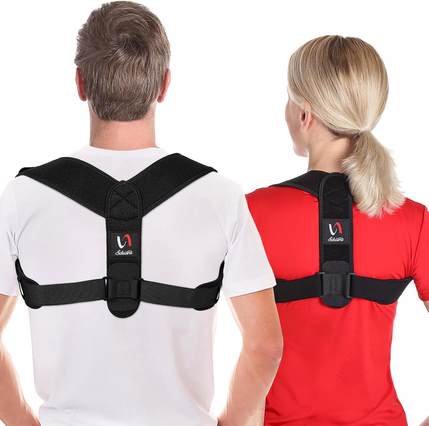 Schiara Posture Corrector for Men and Women, Upper and Back Brace