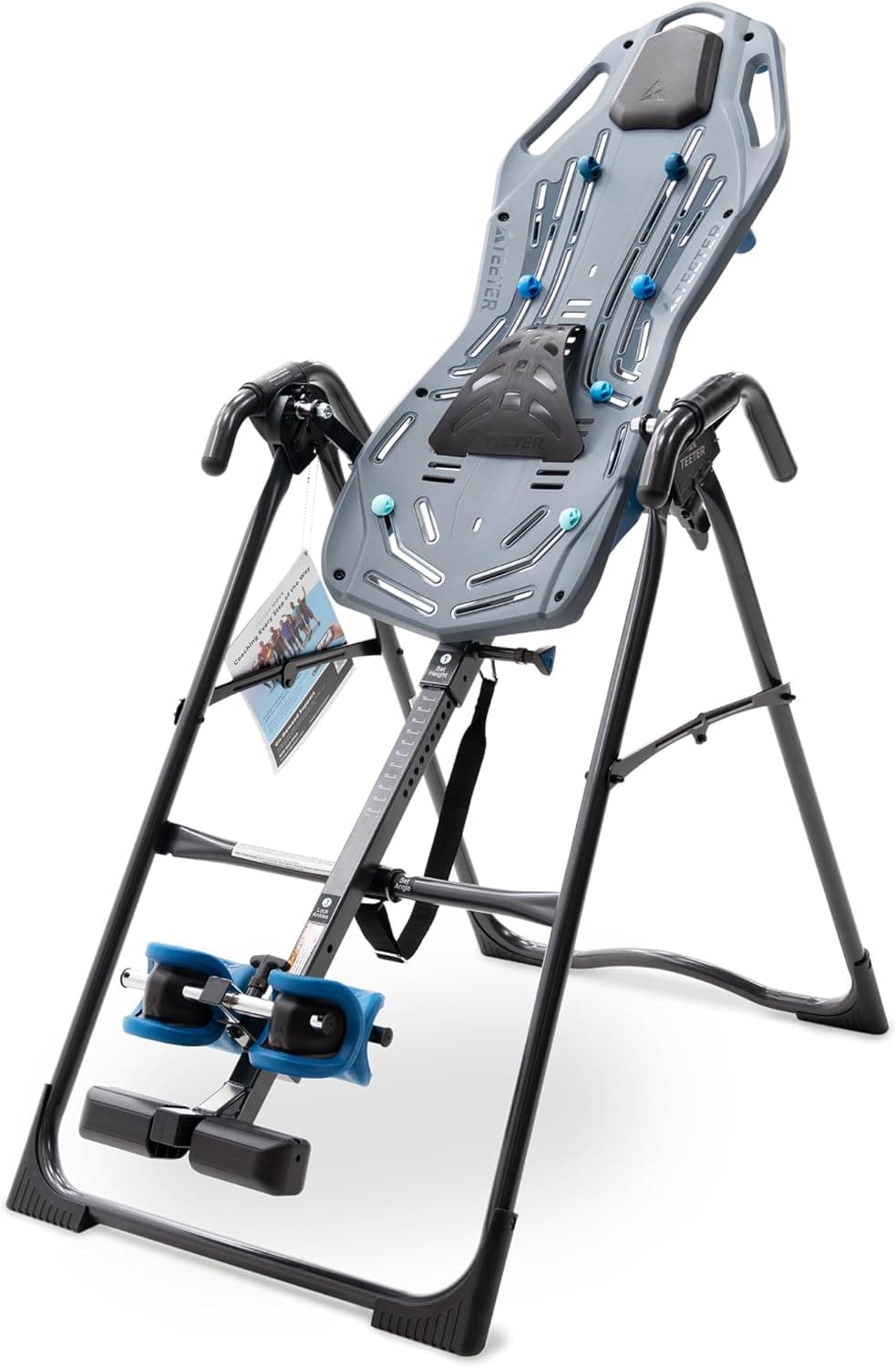 Teeter FitSpine X1 Inversion Table, Ergo Embrace Ankle Supports, 300 lb Capacity