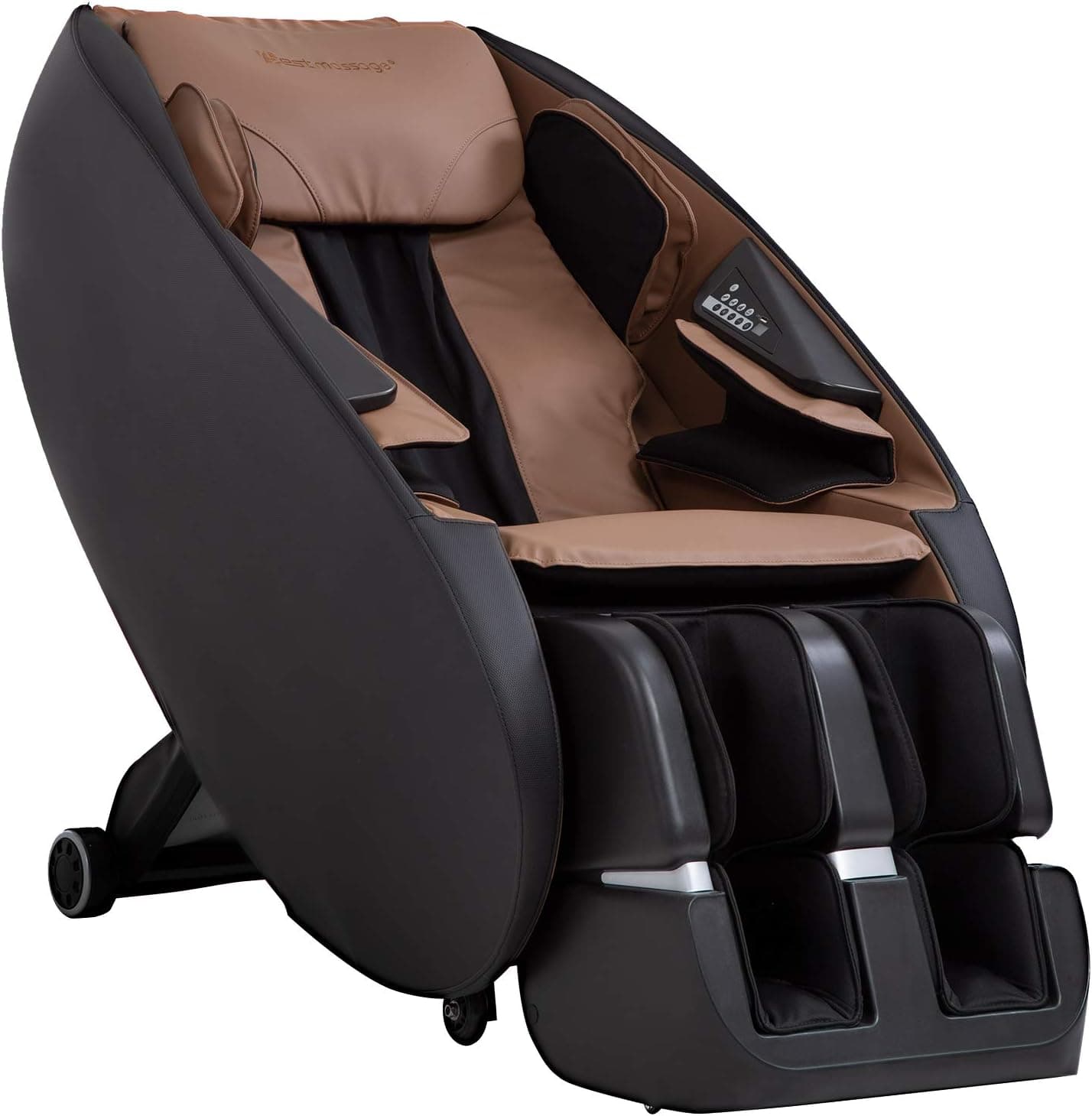 BestMassage Shiatsu Massage Chair Full Body Recliner Zero Gravity with Built-in Heat Foot Roller, Black