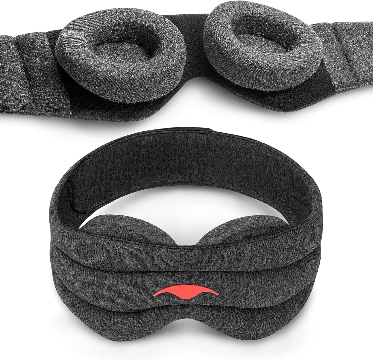Manta Sleep - 100% Blackout Weighted Eye Mask - Zero Eye Pressure - Adjustable Eye Cups