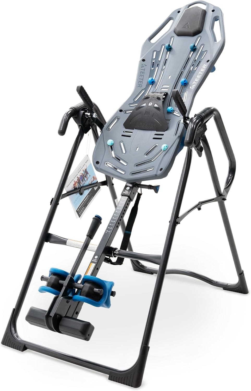 Teeter FitSpine X3 Inversion Table, Deluxe EZ-Reach Ankle System, FDA-Registered