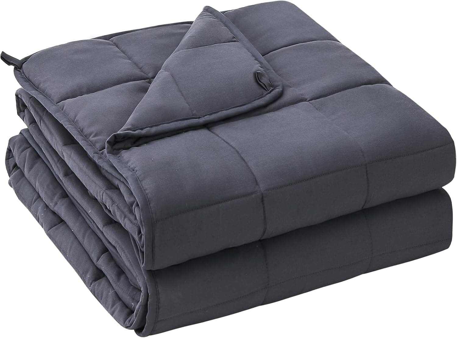 yescool Weighted Blanket for Adults 20 lbs, 60 x 80, Grey, Queen Size, Machine Washable Glass Bead