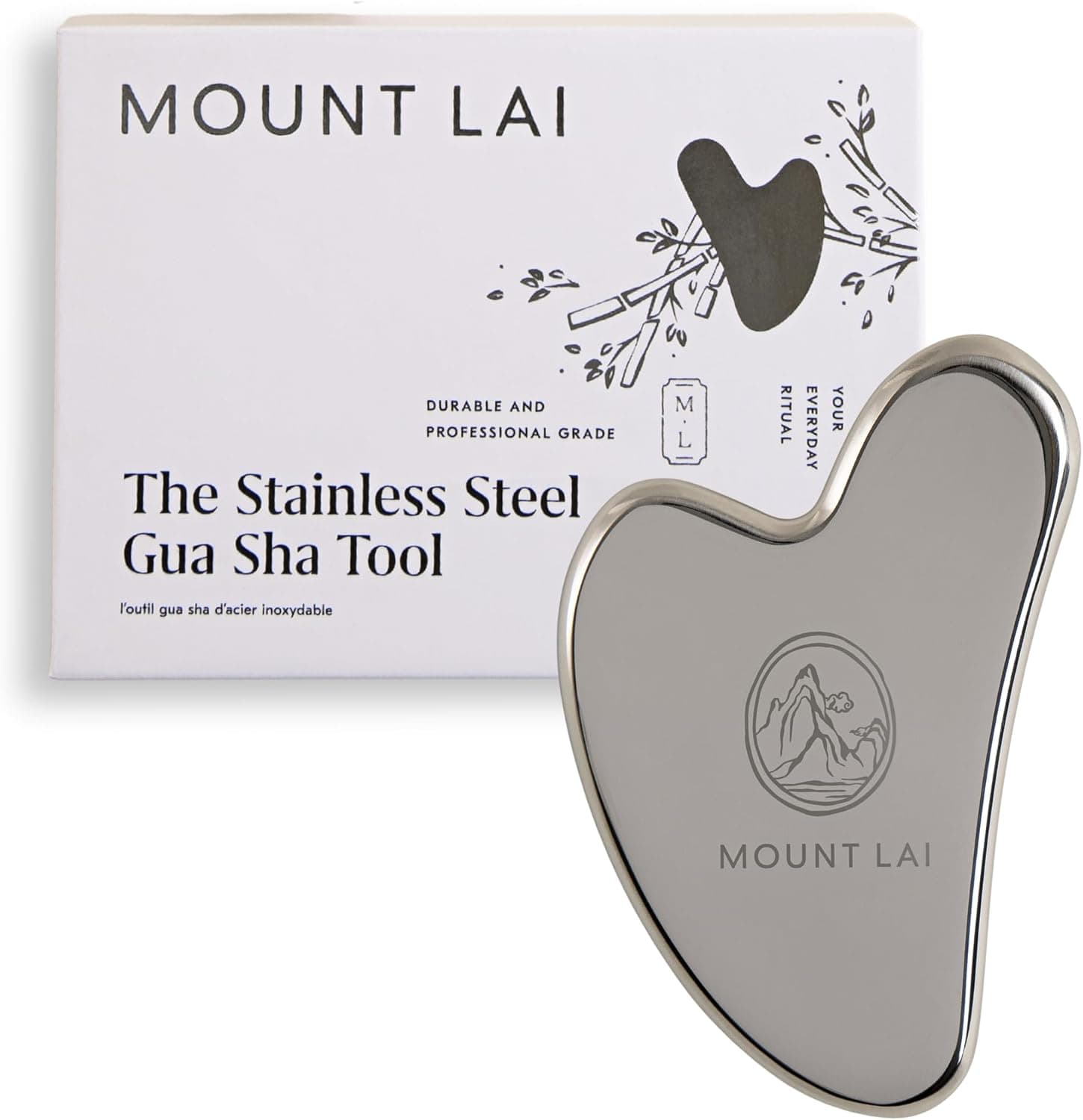 Mount Lai Stainless Steel Gua Sha Facial Tool - The Element of Refinement