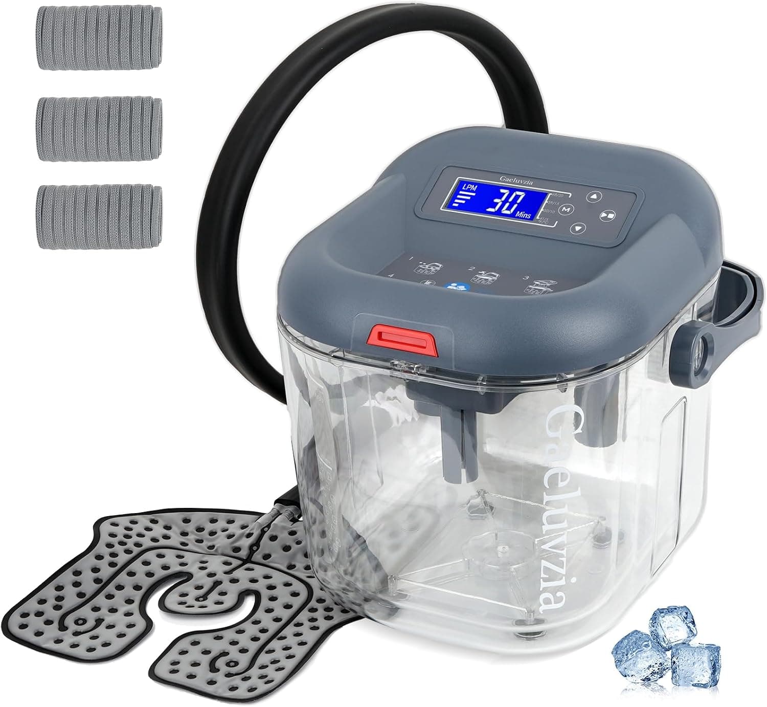Gaeluvzia Cold Therapy Machine, Ice Machine for Knee After Surgery, Cryotherapy for Shoulder, Knee, Ankle, Back, Wearable Adjustable Wrap Pad