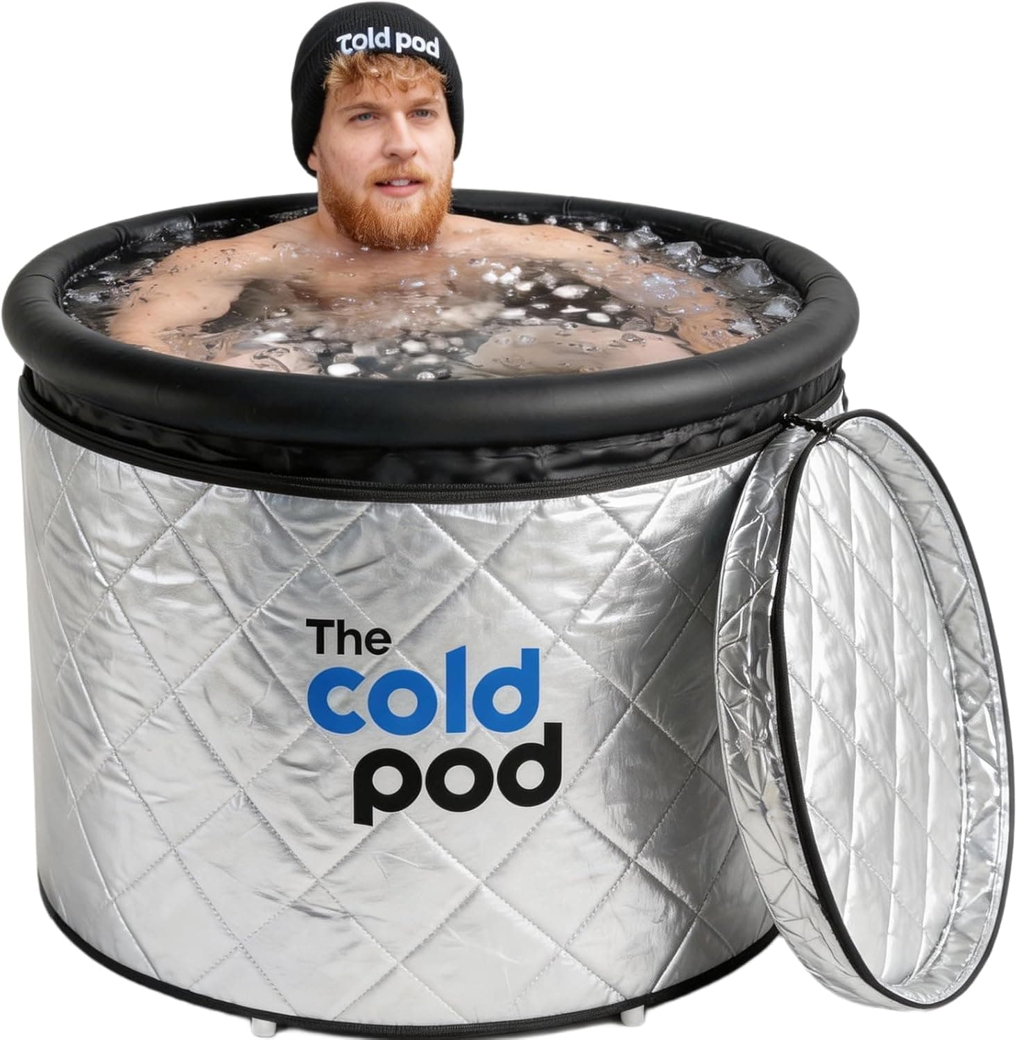 Ice Bath Tub for Athletes with Cover, 85 Gallons Cold Plunge Tub for Recovery by The Cold Pod