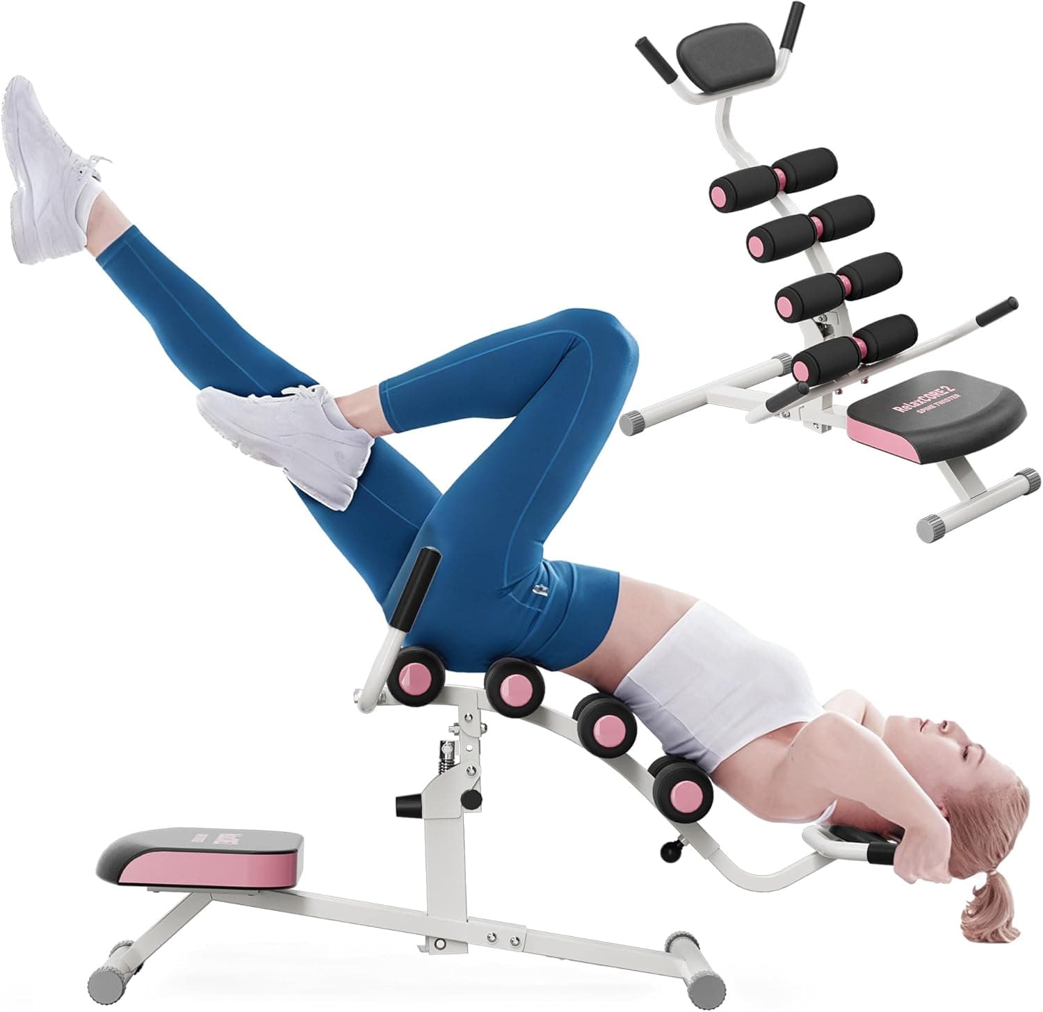 seanleecore Inversion Table for Back Pain Relief, 350 lbs Capacity