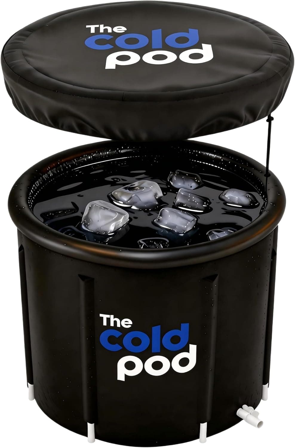 The Cold Pod Ice Bath Tub for Athletes XL, Cold Plunge Tub Outdoor with Cover, 116 Gallons