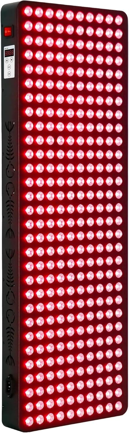 Supersred Red Light Therapy for Body and Face, Extra Large Infrared Panel, 660nm and 850nm (300 LEDs, 1500W)