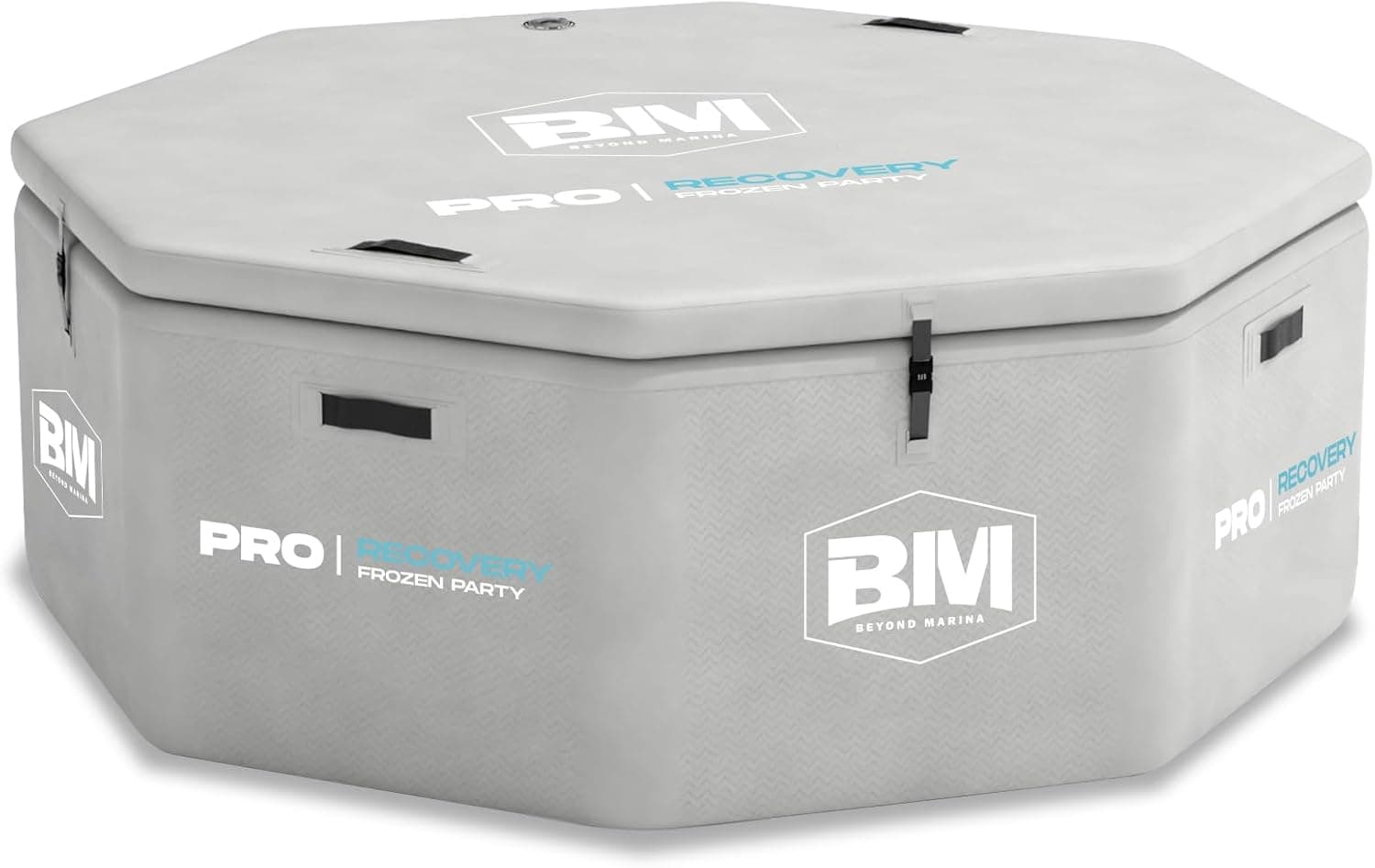 Inflatable Ice Bath Tub for Athletes, Cold Plunge Tub Compatible Water Chiller, Insulated Lid, EVA Groundsheet, 150 Gallon