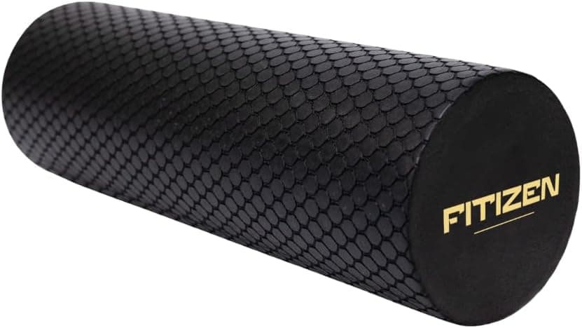 FitNation 12 x 4 in Foam Roller for Back and Legs, Mini Deep Tissue Muscle Recovery Roller, Firm EVA Foam