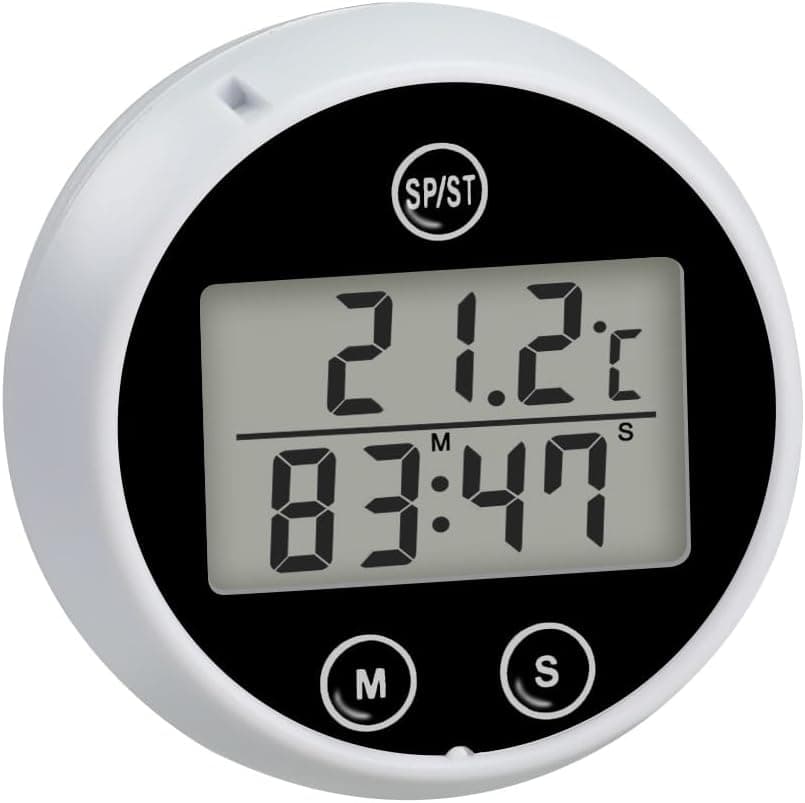 JuviPerpric Ice Bath Thermometer with Timer, Waterproof Floating Water Thermometer for Cold Plunge Tub, -20C to 70C Digital Bath Thermometer for Bathtub, Pool, Hot Tub