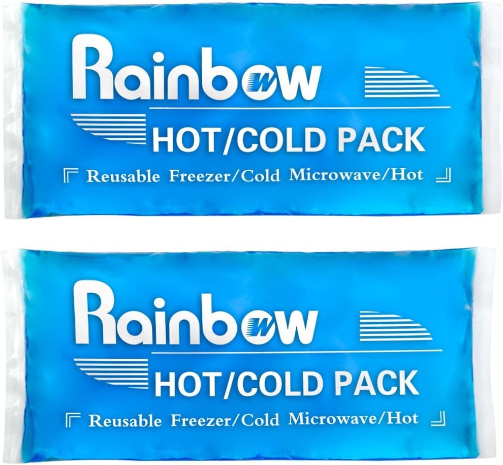 Soft Ice Packs Reusable Gel Pack 2, Hot and Cold Gel Ice Packs for Injuries, Joint Pain Relief