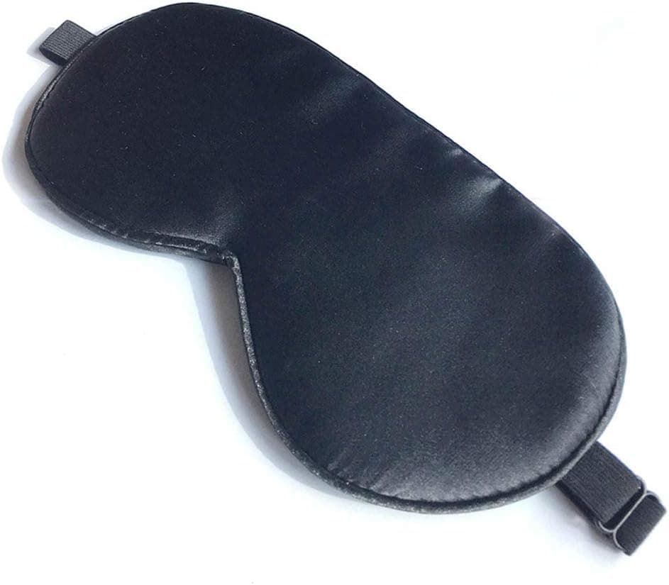 Sleep Mask, Silk Eye Mask for Sleeping with Adjustable Strap, Satin Blackout Sleeping Eye Mask
