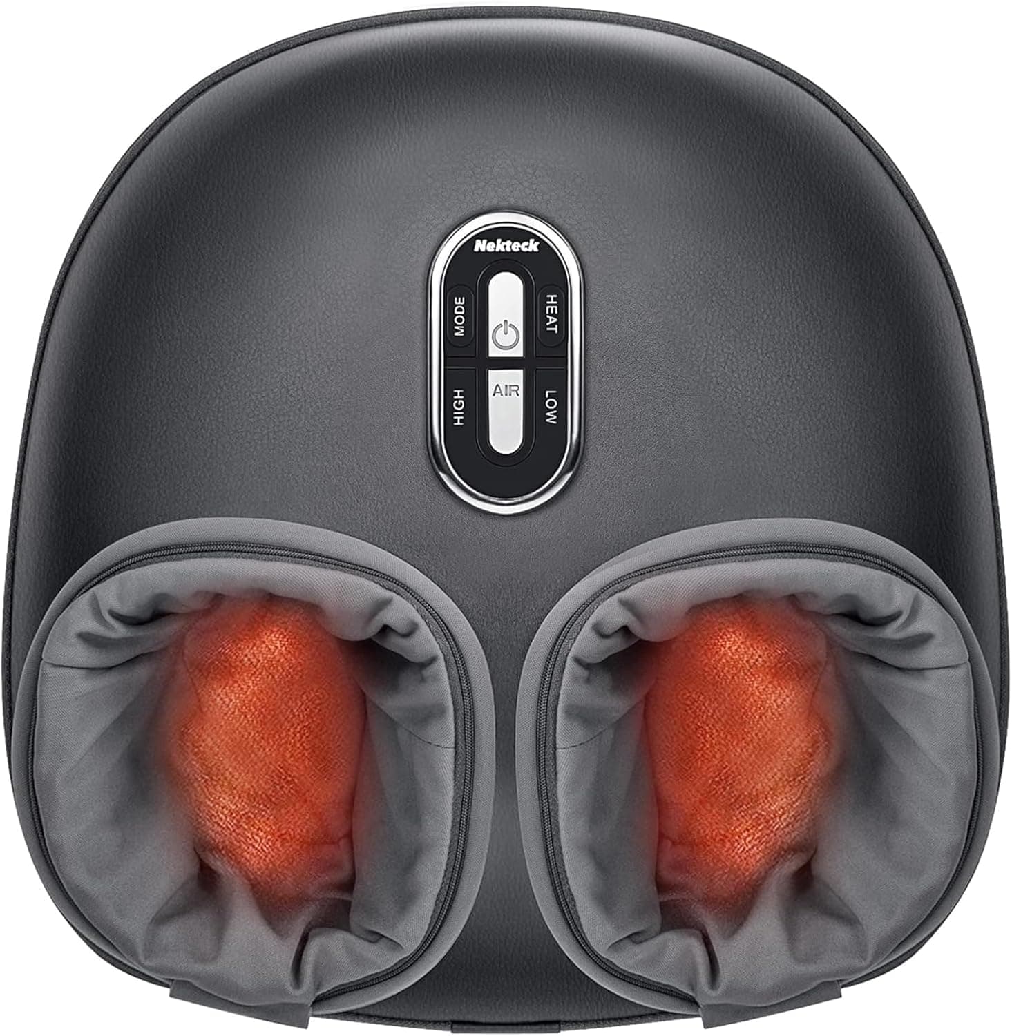 Nekteck Shiatsu Foot Massager with Heat, 3 Modes Deep Kneading Therapy Air Compression, Feet Massage for Plantar Fasciitis