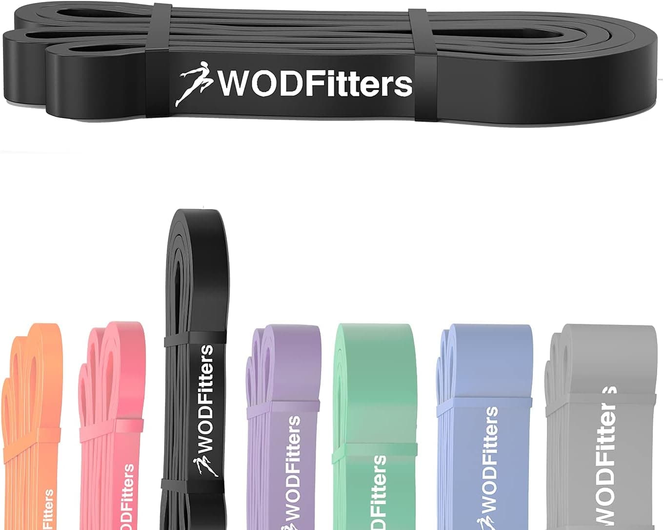 WODFitters Pull Up Assistance Band for Stretching and Mobility (#1 Red)